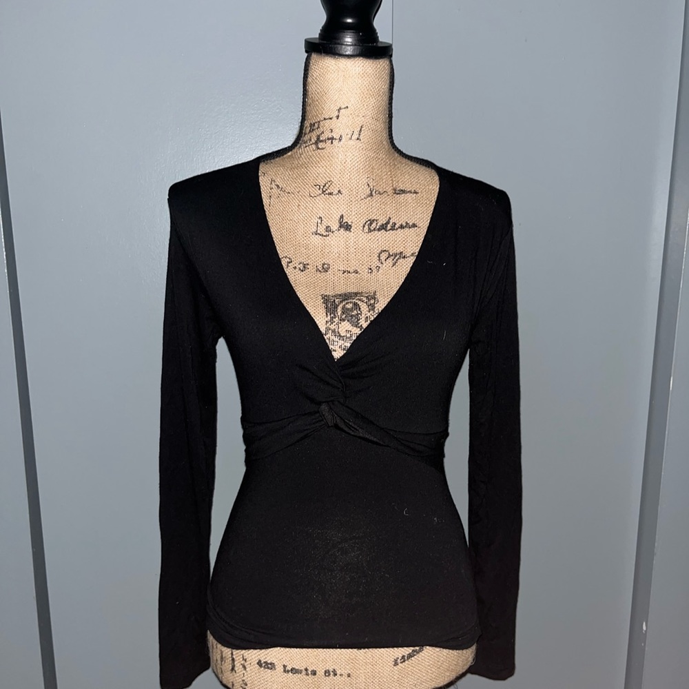 V-Neck Wrap Blouse